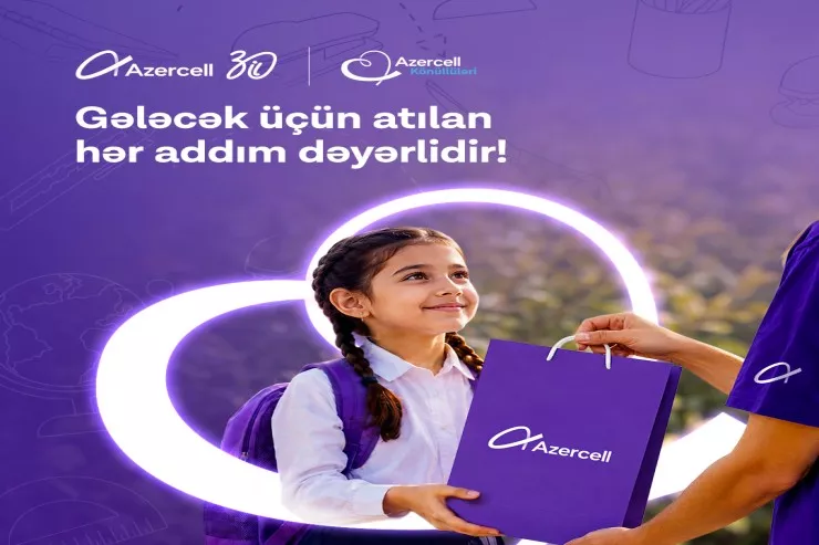"Azercell" Könüllüləri yeni tədris ili ərəfəsində məktəblilərə dəstək oldu