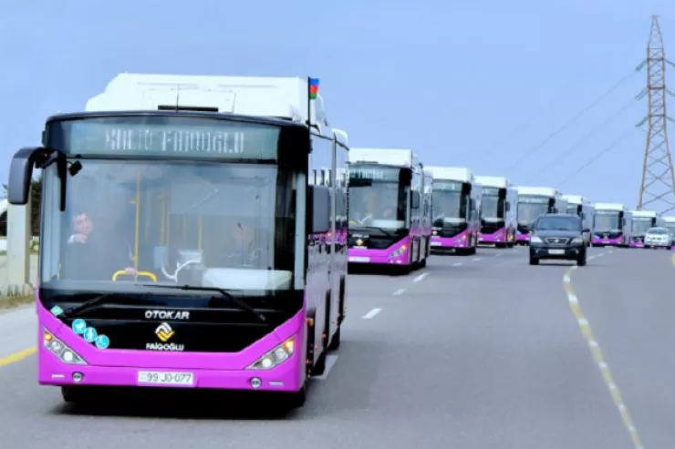 Daha iki küçədə avtobus zolağı çəkilir 