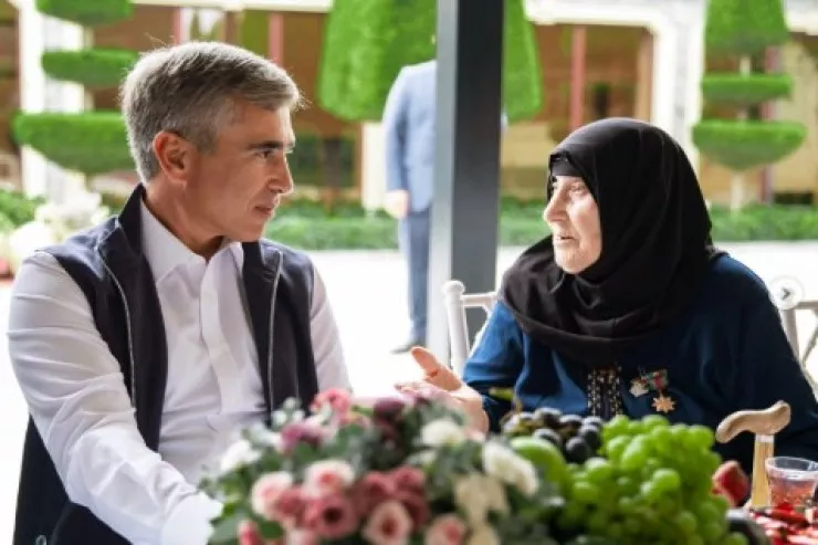 Anar Ələkbərov Masallıda şəhid anaları ilə   görüşdü