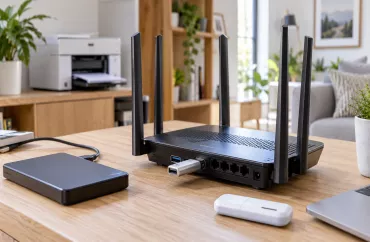 Routerdəki USB  girişi nə üçündür?
