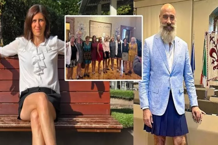 İtaliyada senatorlardan nazirin "ədəbli" qadınlar  fikrinə ETİRAZ:  parlamentə “yubka”da  gəldilər