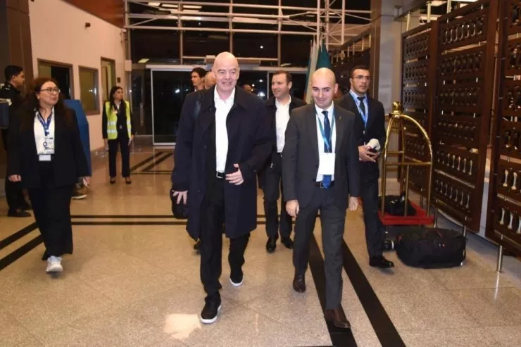 FIFA prezidenti Canni İnfantino Bakıda 