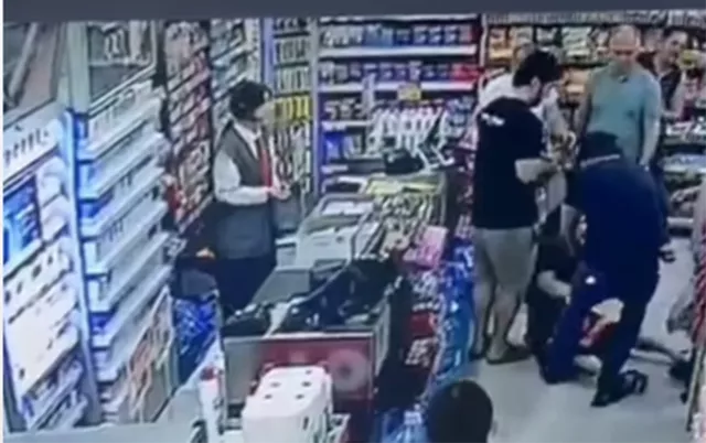 Bakıda marketdə arvadını döyən həbs edildi