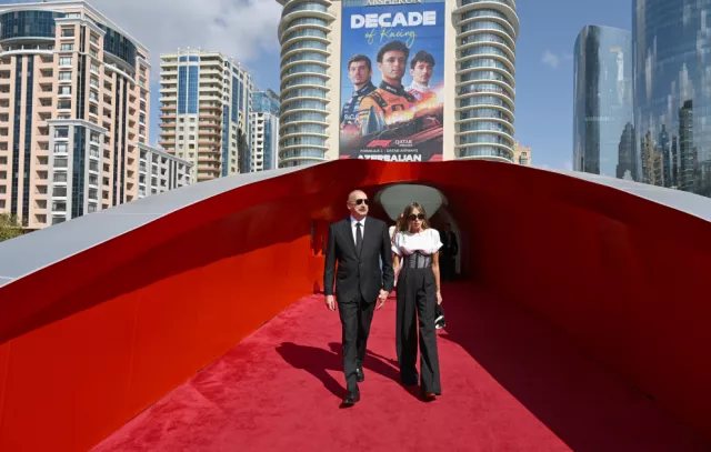 Prezident və xanımı Formula 1 yarışında